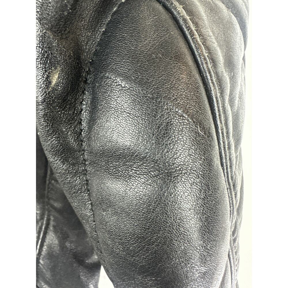 Vintage Hein Gericke x Harley Davidson Leather Motorcycle Jacket Double Zipper - Picture 10 of 16